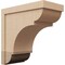 Ekena Millwork 12"W x 24"D x 24"H Classic Bryant Rough Cedar Woodgrain TimberThane Corbel, Primed Tan CORUR12X24X24BRYRCPR - alternate 1